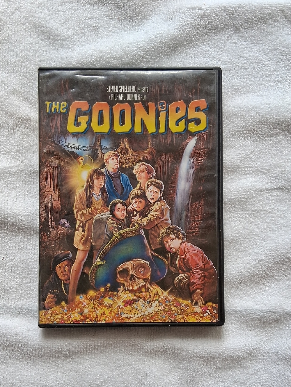 The Goonies Vintage Movie DVD - Colorful Illustrated Cover